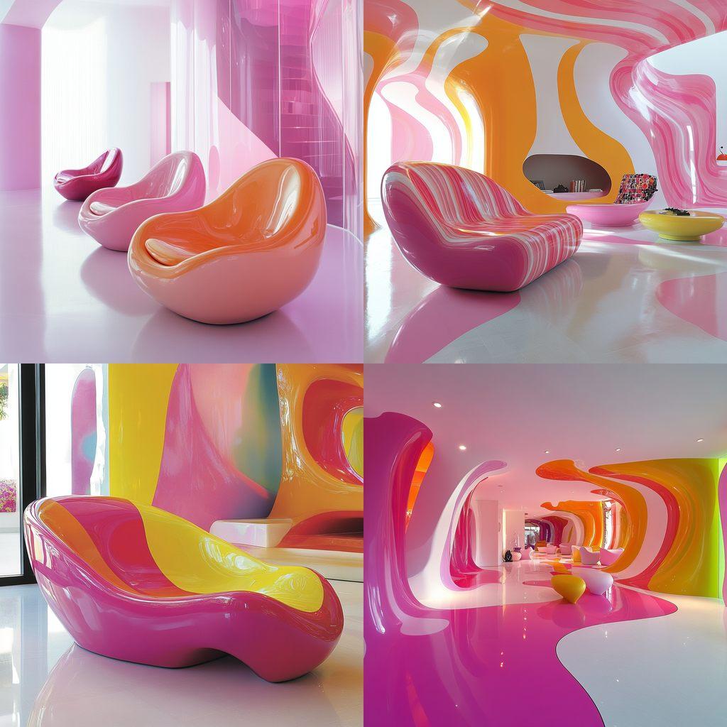 Karim Rashid style, Midjourney V6.1, render 1 of 4