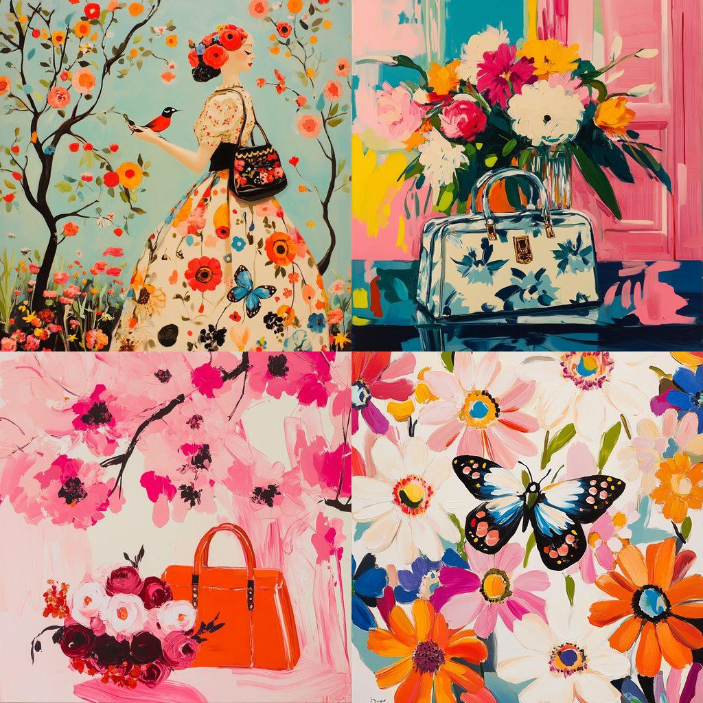 Kate Spade style, Midjourney V6.1, render 1 of 4
