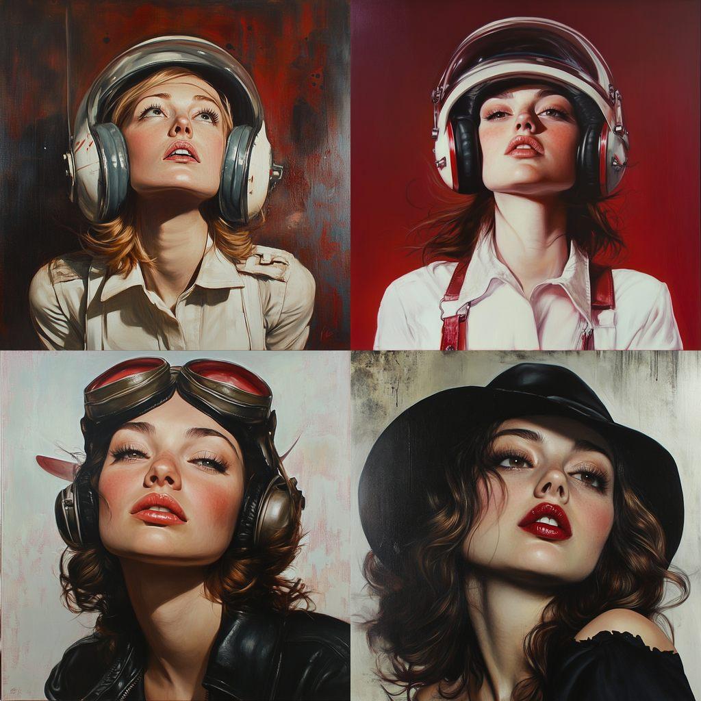 Kathrin Longhurst style, Midjourney V6.1, render 1 of 4