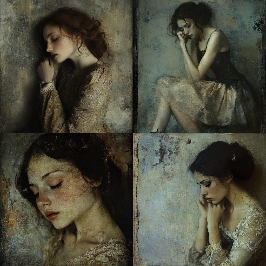 Katia Chausheva style, Midjourney V6.1, render 1 of 4