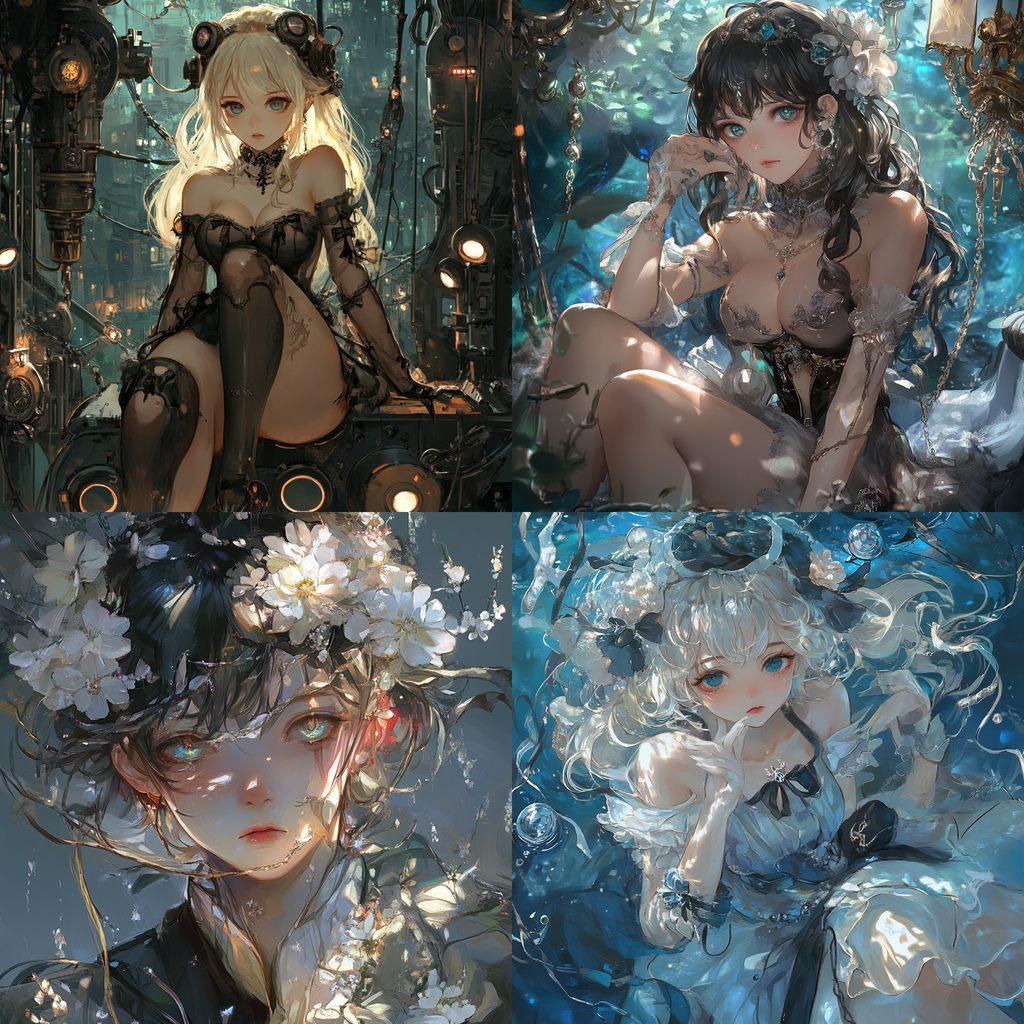 Kawacy style, Midjourney V6.1, render 1 of 4