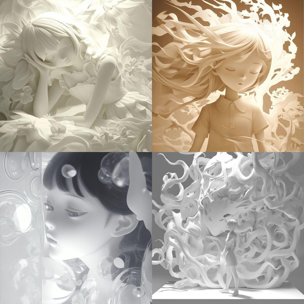Kazuki Takamatsu style, Midjourney V6.1, render 1 of 4
