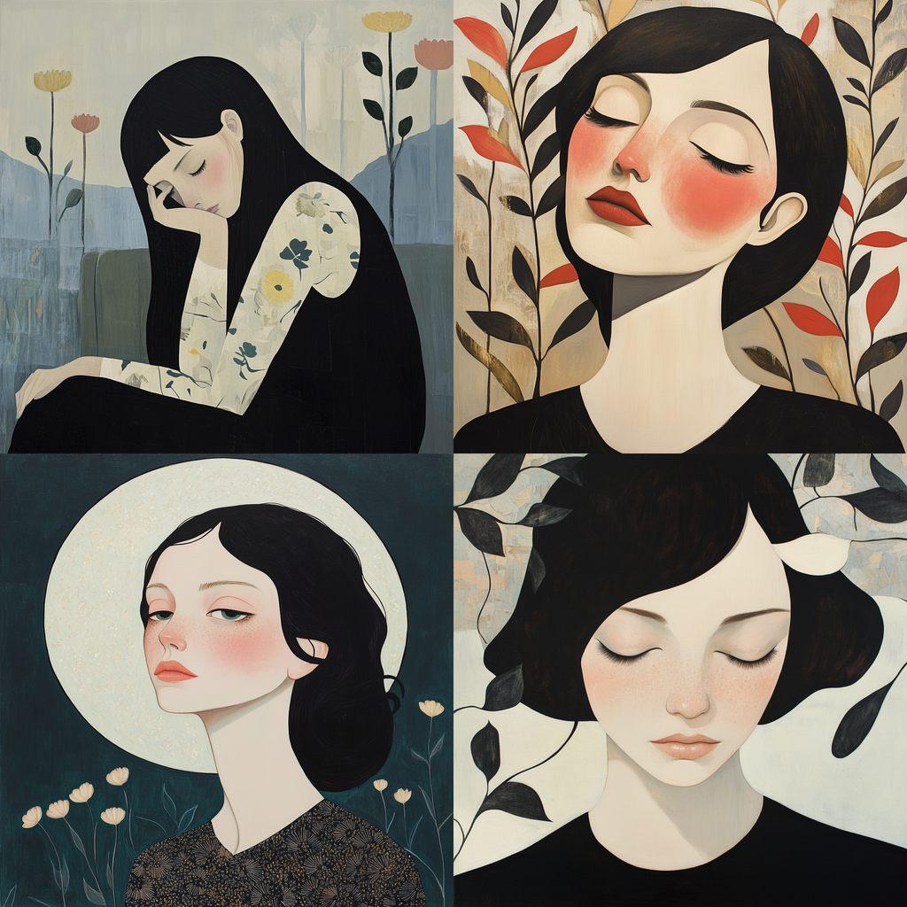 Kelly Beeman style, Midjourney V6.1, render 1 of 4