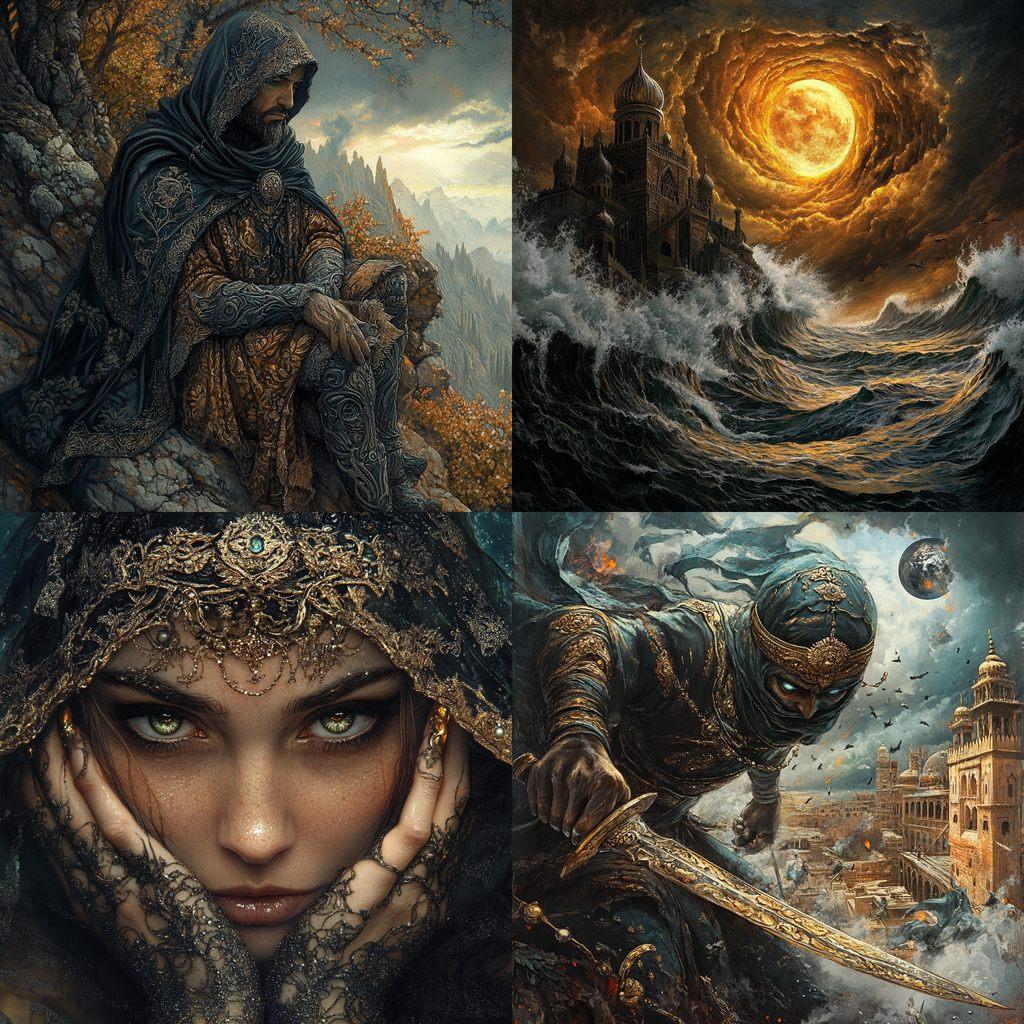 Kerem Beyit style, Midjourney V6.1, render 1 of 4