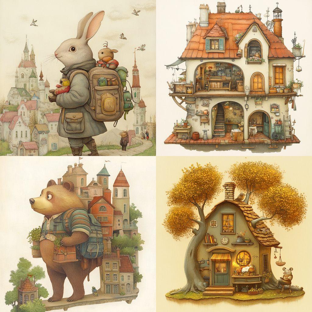 Kestutis Kasparavicius style, Midjourney V6.1, render 1 of 4