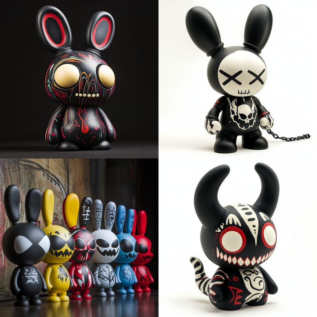 Kidrobot style, Midjourney V6.1, render 1 of 4