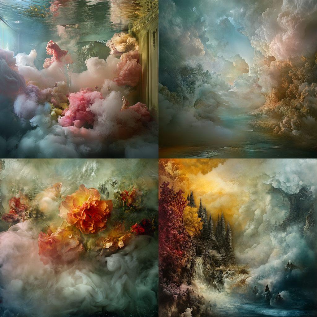 Kim Keever style, Midjourney V6.1, render 1 of 4