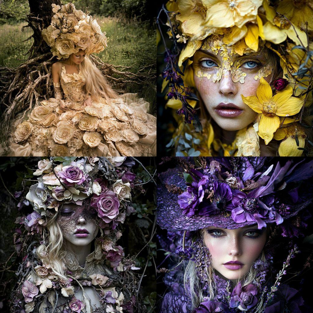 Kirsty Mitchell style, Midjourney V6.1, render 1 of 4