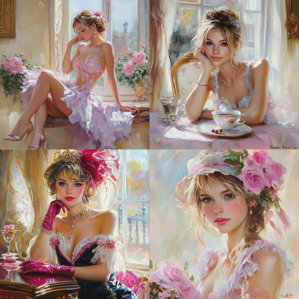 Konstantin Razumov style, Midjourney V6.1, render 1 of 4