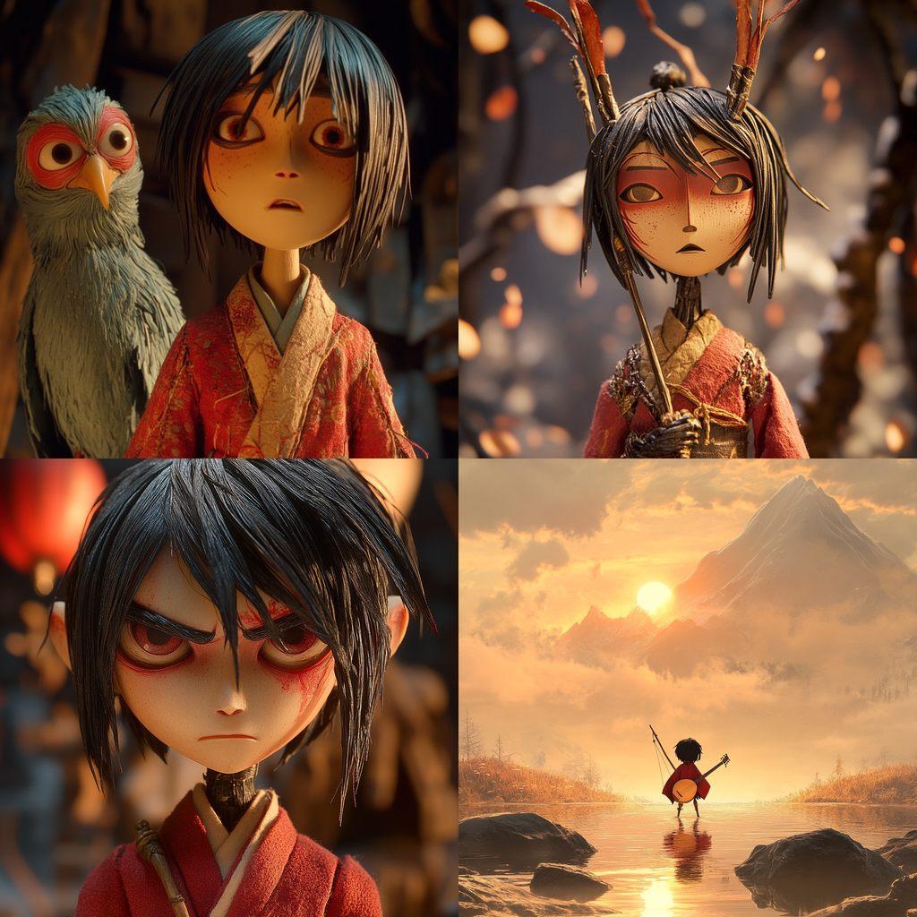 Kubo And The Two Strings style, Midjourney V6.1, render 1 of 4