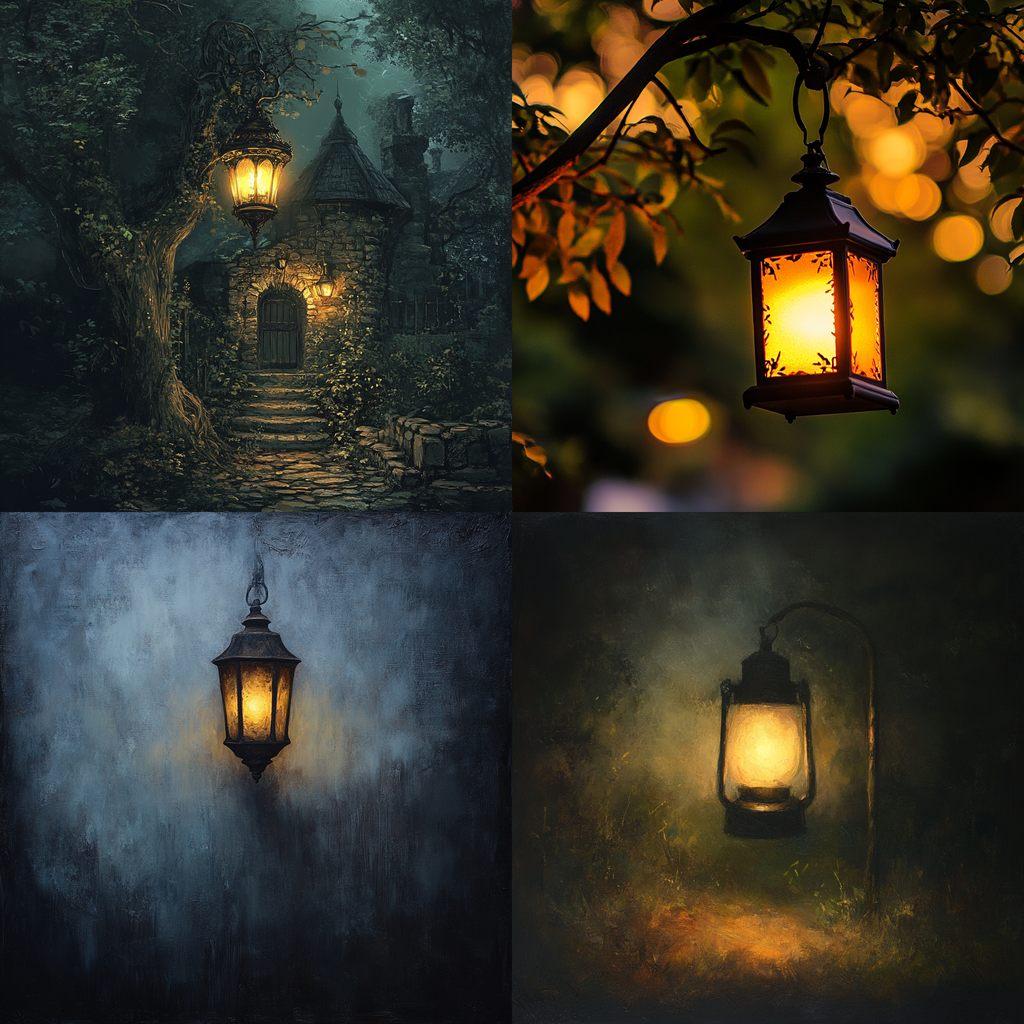 Lantern-lit style, Midjourney V6.1, render 1 of 4
