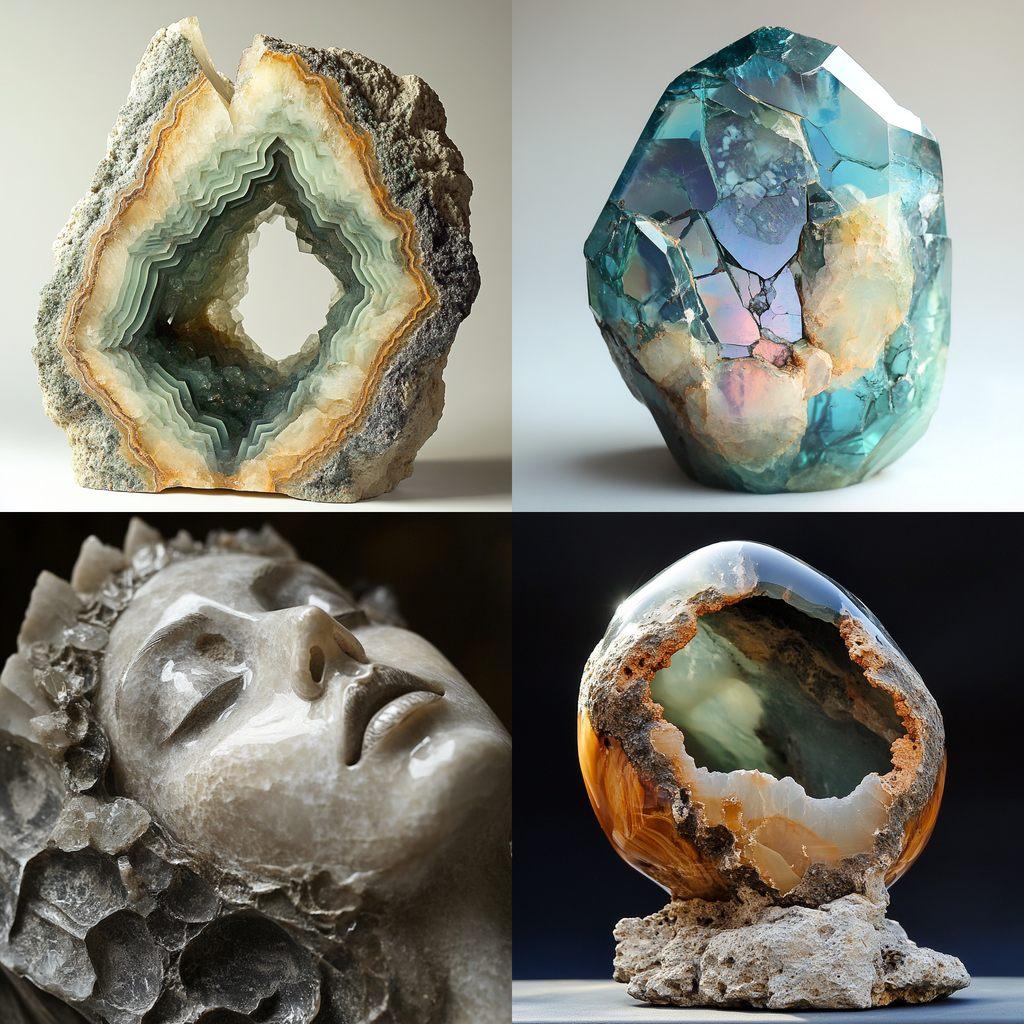 Lapidary style, Midjourney V6.1, render 1 of 4