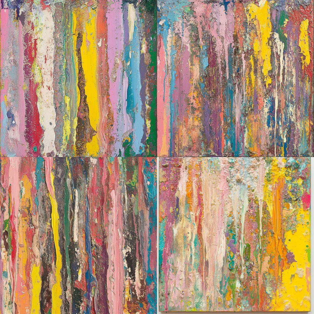 Larry Poons style, Midjourney V6.1, render 1 of 4