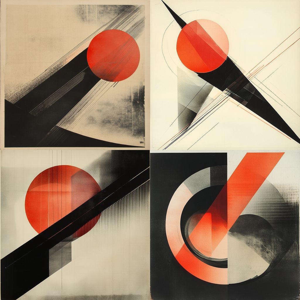 Laszlo Moholy-Nagy style, Midjourney V6.1, render 1 of 4