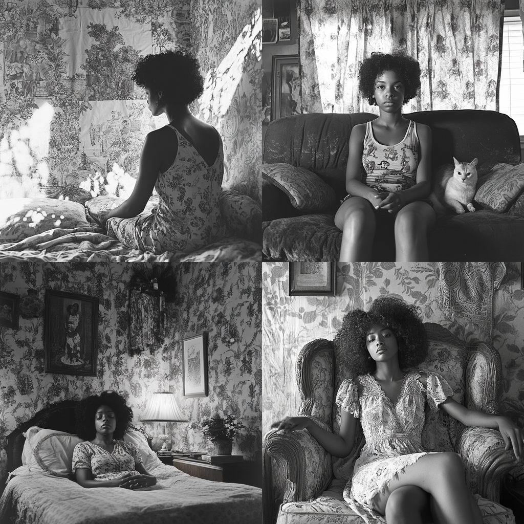 LaToya Ruby Frazier style, Midjourney V6.1, render 1 of 4