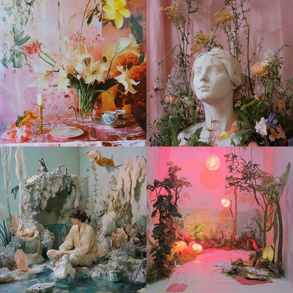Laure Prouvost style, Midjourney V6.1, render 1 of 4