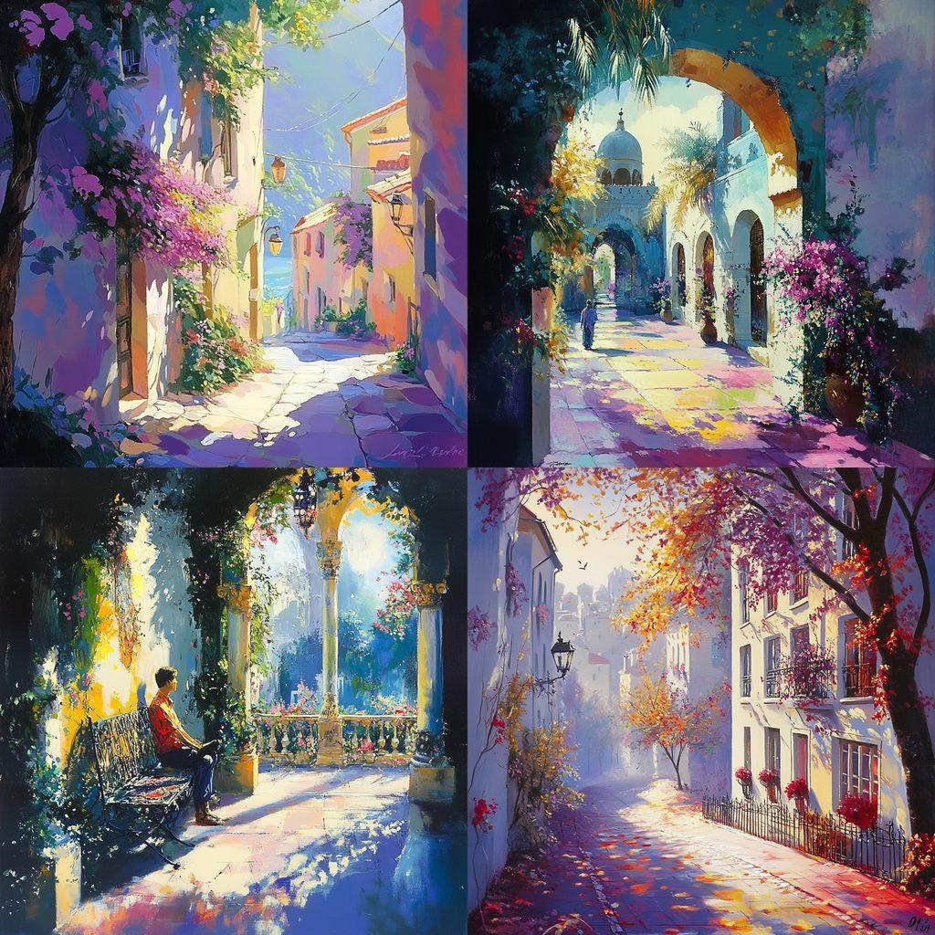 Laurent Parcelier style, Midjourney V6.1, render 1 of 4