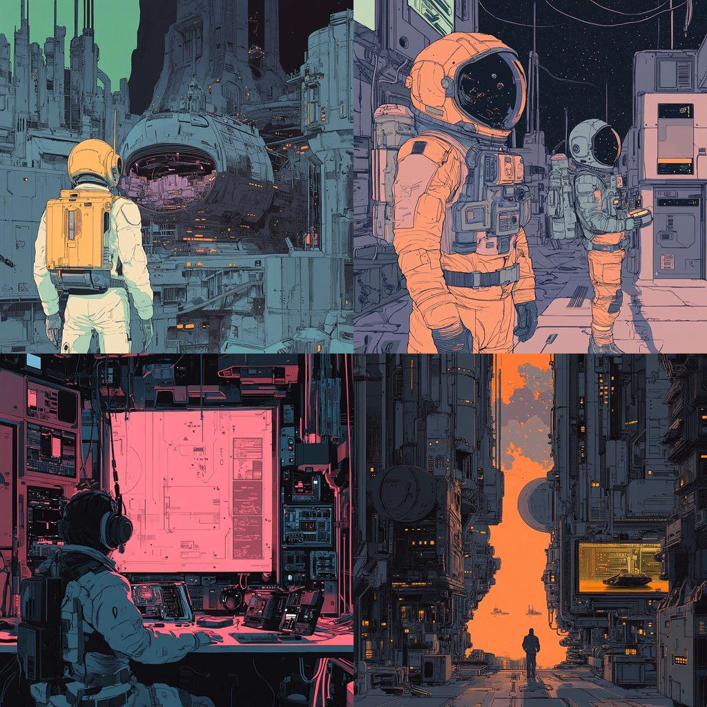 Laurie Greasley style, Midjourney V6.1, render 1 of 4