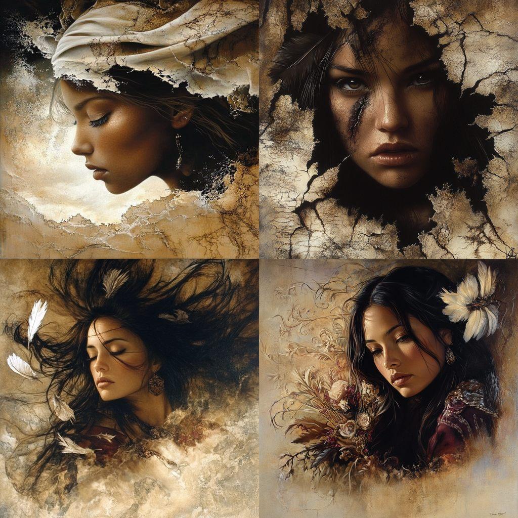 Lee Bogle style, Midjourney V6.1, render 1 of 4