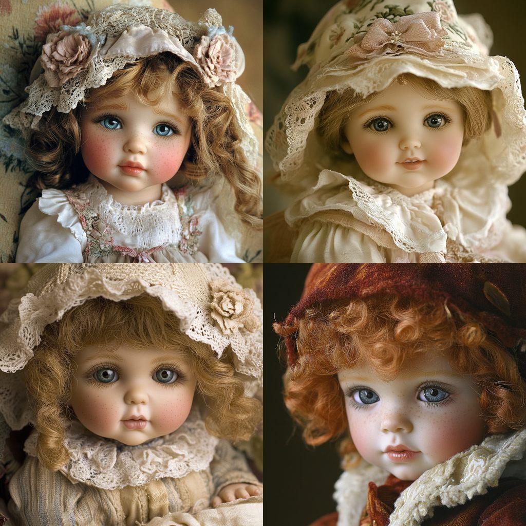 Lee Middleton doll style, Midjourney V6.1, render 1 of 4