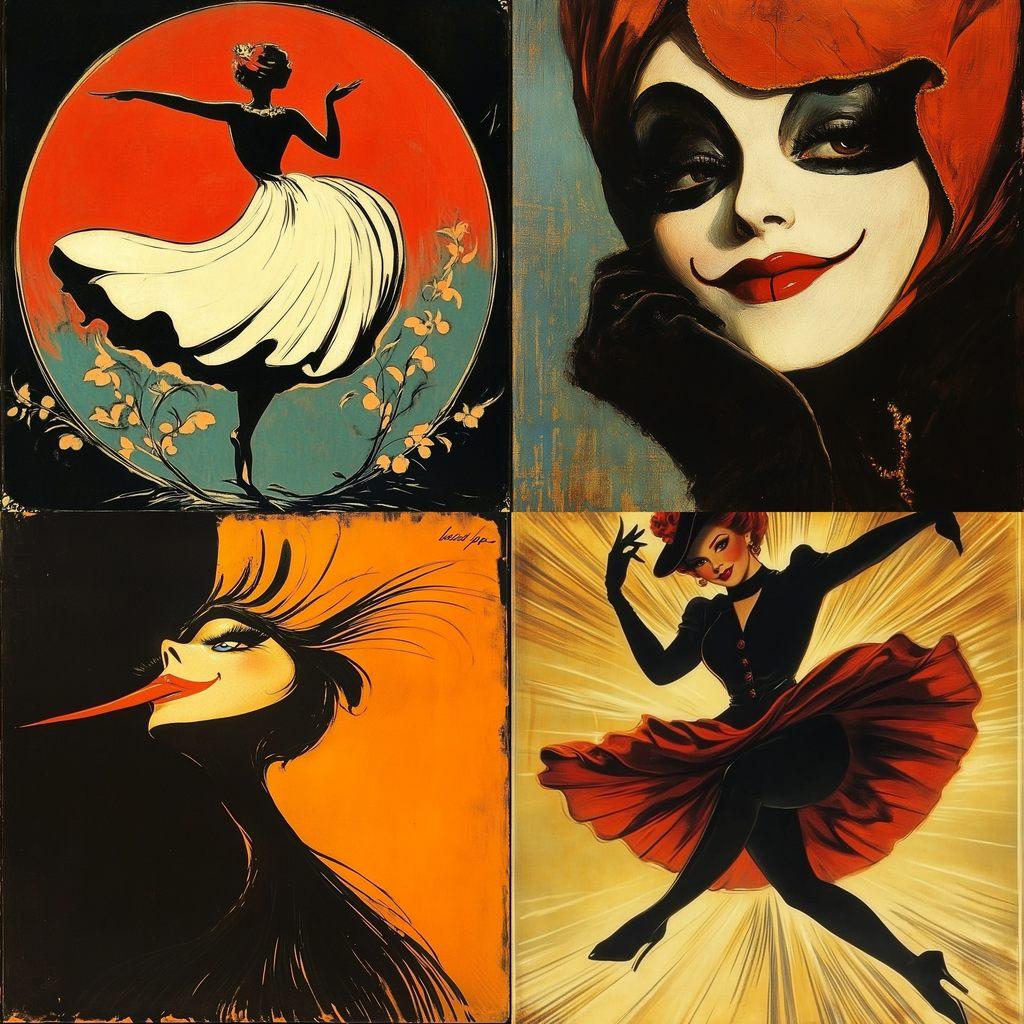 Leonetto Cappiello style, Midjourney V6.1, render 1 of 4