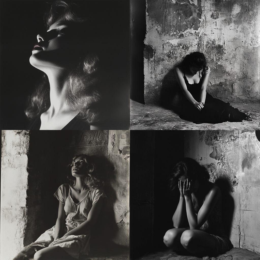 Lewis Morley style, Midjourney V6.1, render 1 of 4
