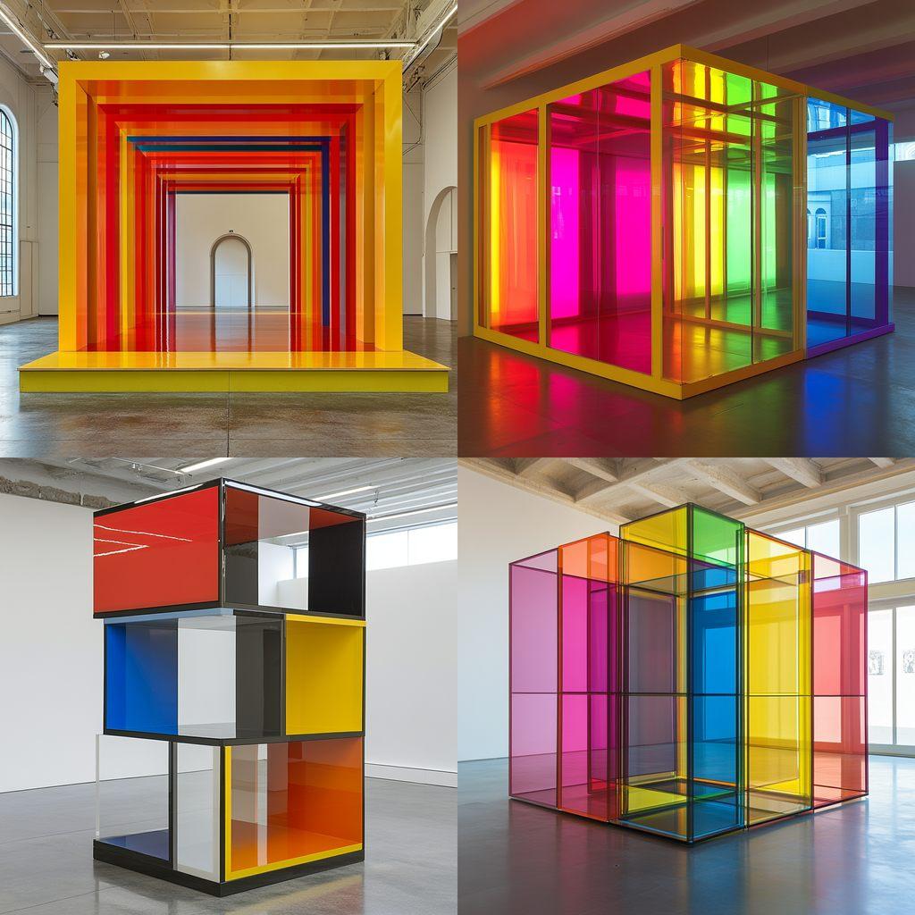 Liam Gillick style, Midjourney V6.1, render 1 of 4