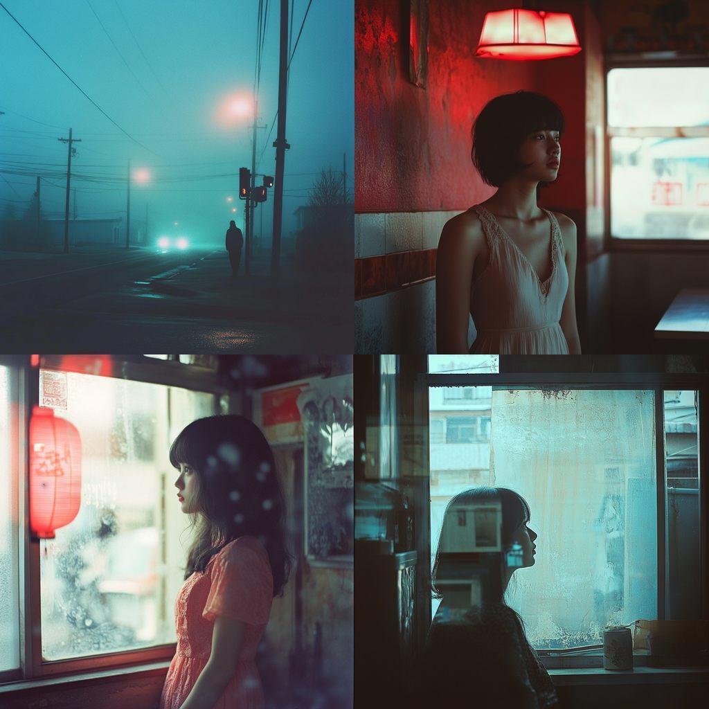 Lo-fi photography style, Midjourney V6.1, render 1 of 4