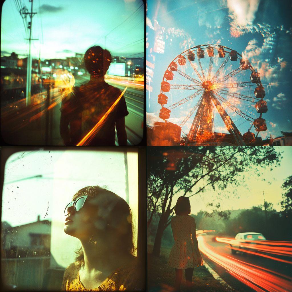 Lomography style, Midjourney V6.1, render 1 of 4
