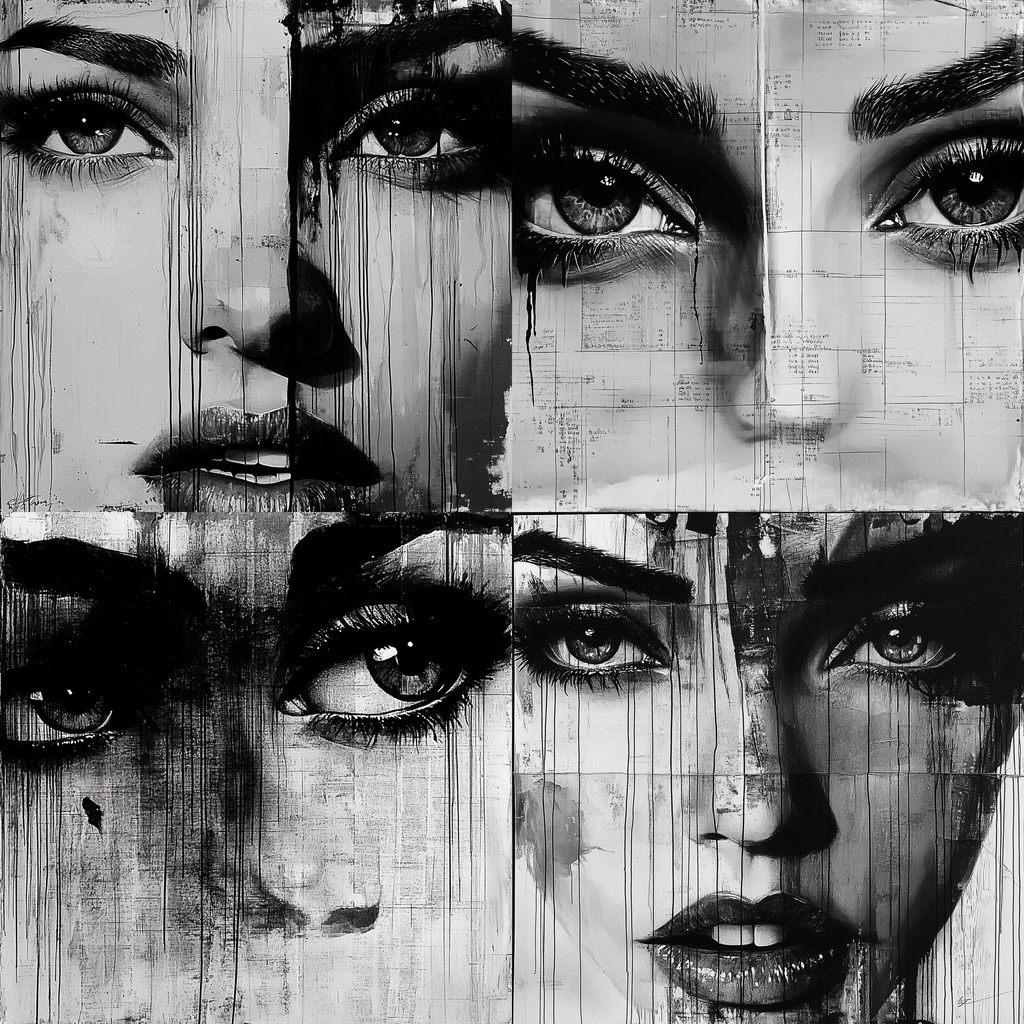 Loui Jover style, Midjourney V6.1, render 1 of 4