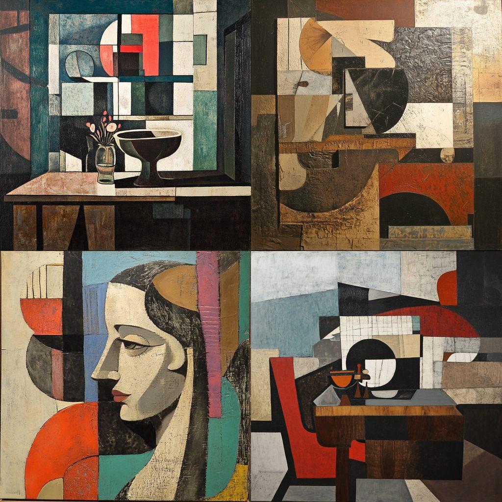 Louis Marcoussis style, Midjourney V6.1, render 1 of 4