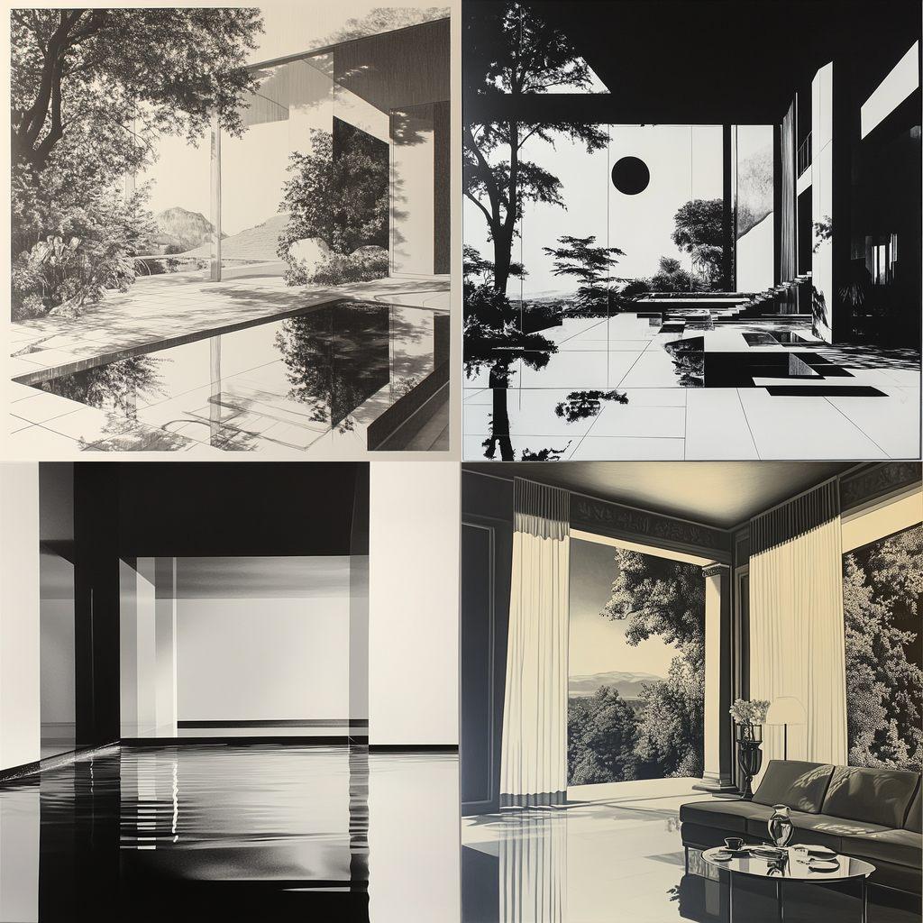 Louise Lawler style, Midjourney V6.1, render 1 of 4