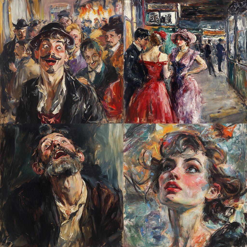 Lovis Corinth style, Midjourney V6.1, render 1 of 4