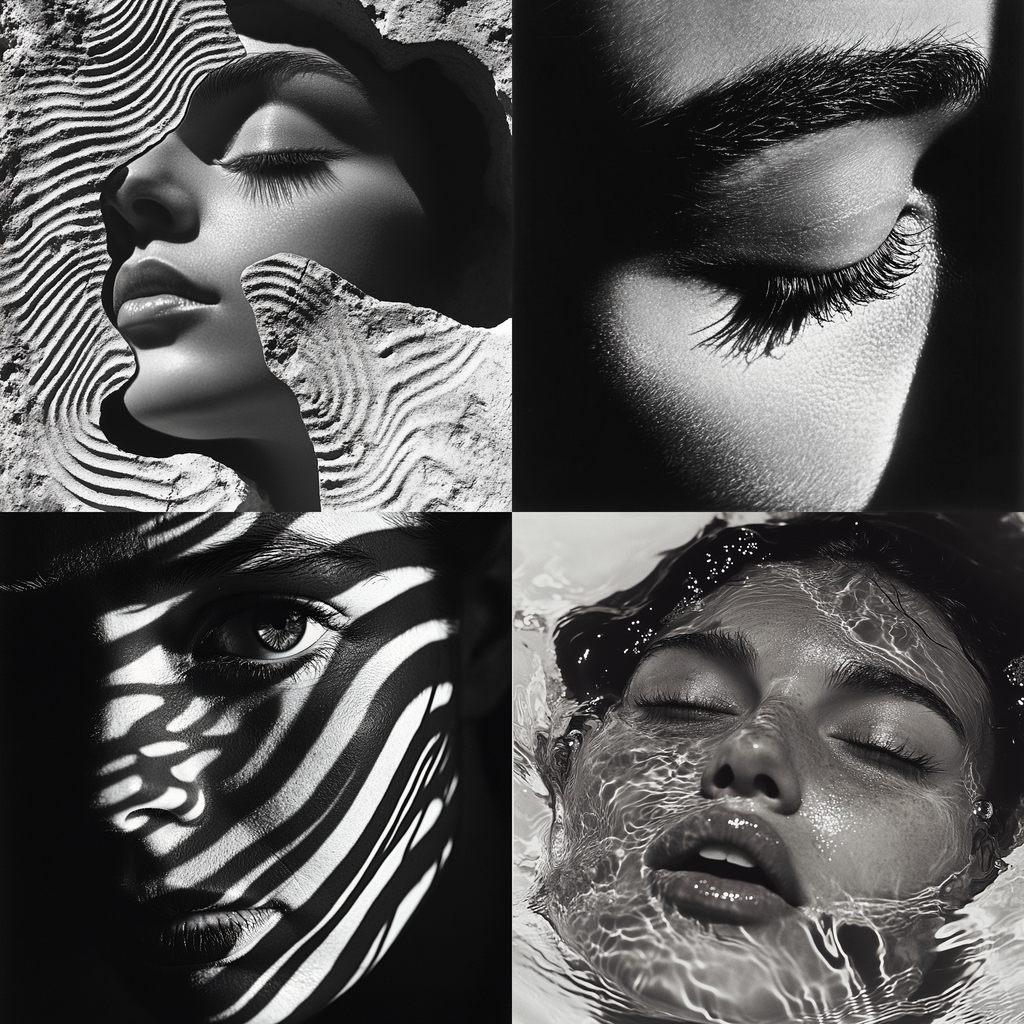 Lucien Clergue style, Midjourney V6.1, render 1 of 4