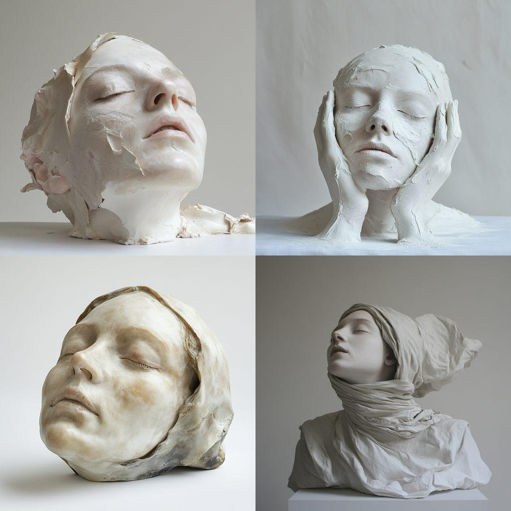 Lucy Glendinning style, Midjourney V6.1, render 1 of 4