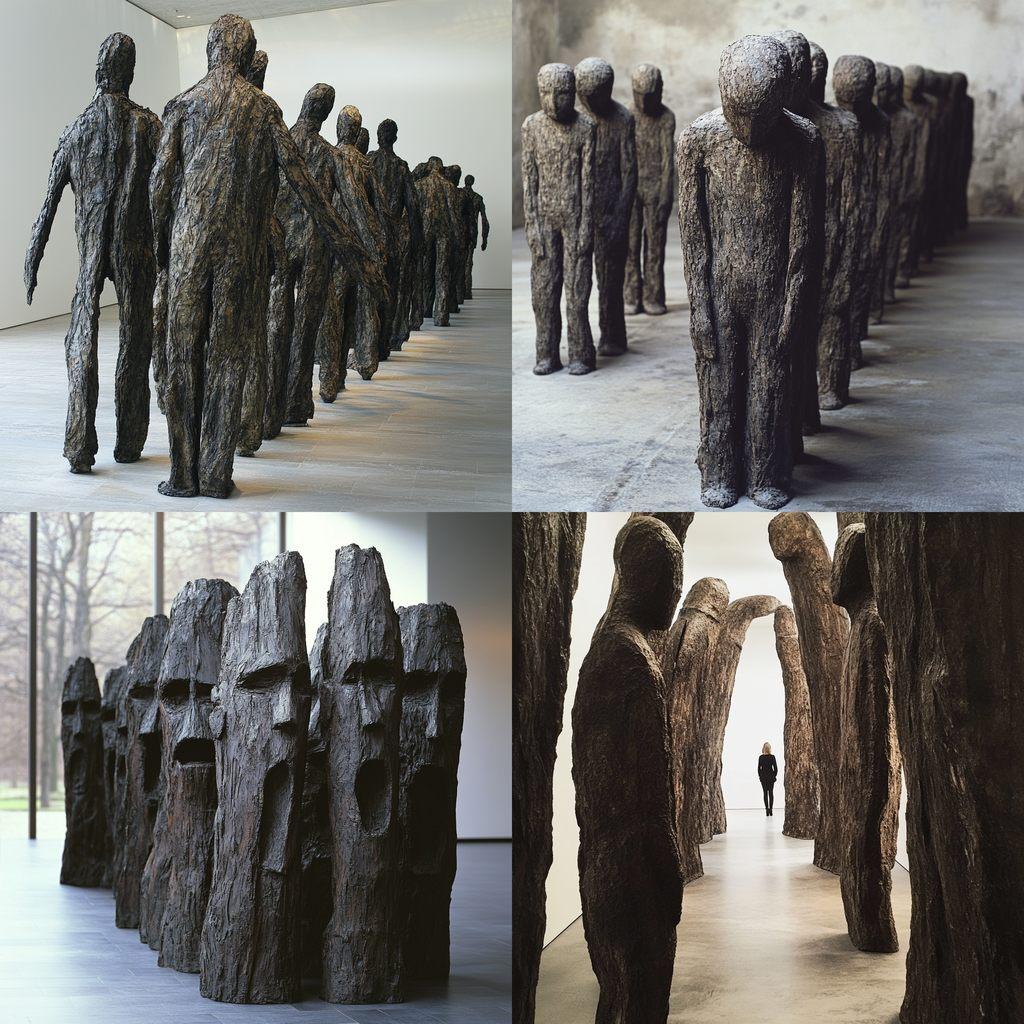 Magdalena Abakanowicz style, Midjourney V6.1, render 1 of 4