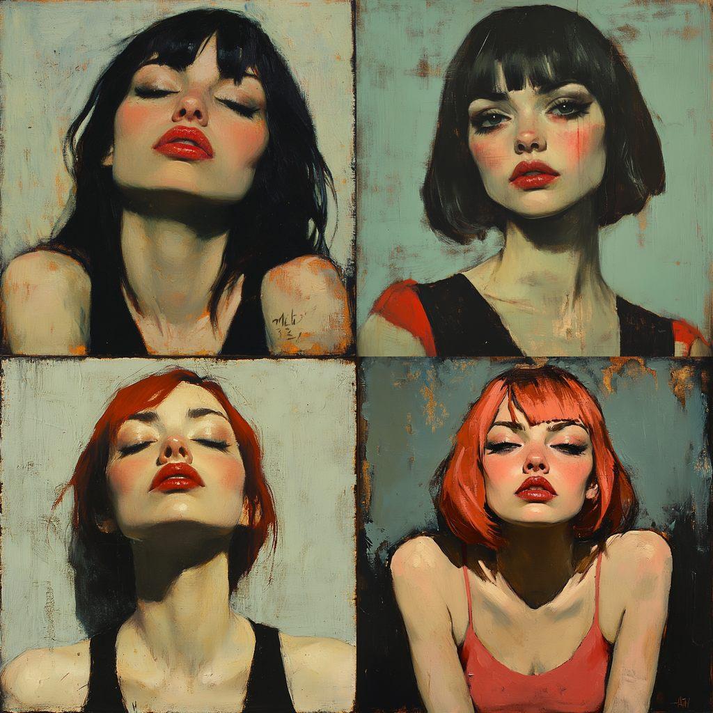 Malcolm Liepke style, Midjourney V6.1, render 1 of 4