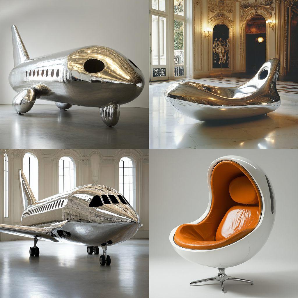 Marc Newson style, Midjourney V6.1, render 1 of 4