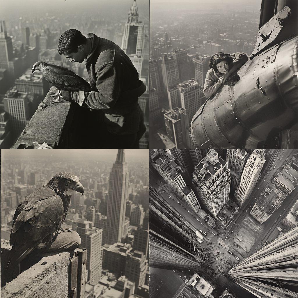 Margaret Bourke-White style, Midjourney V6.1, render 1 of 4