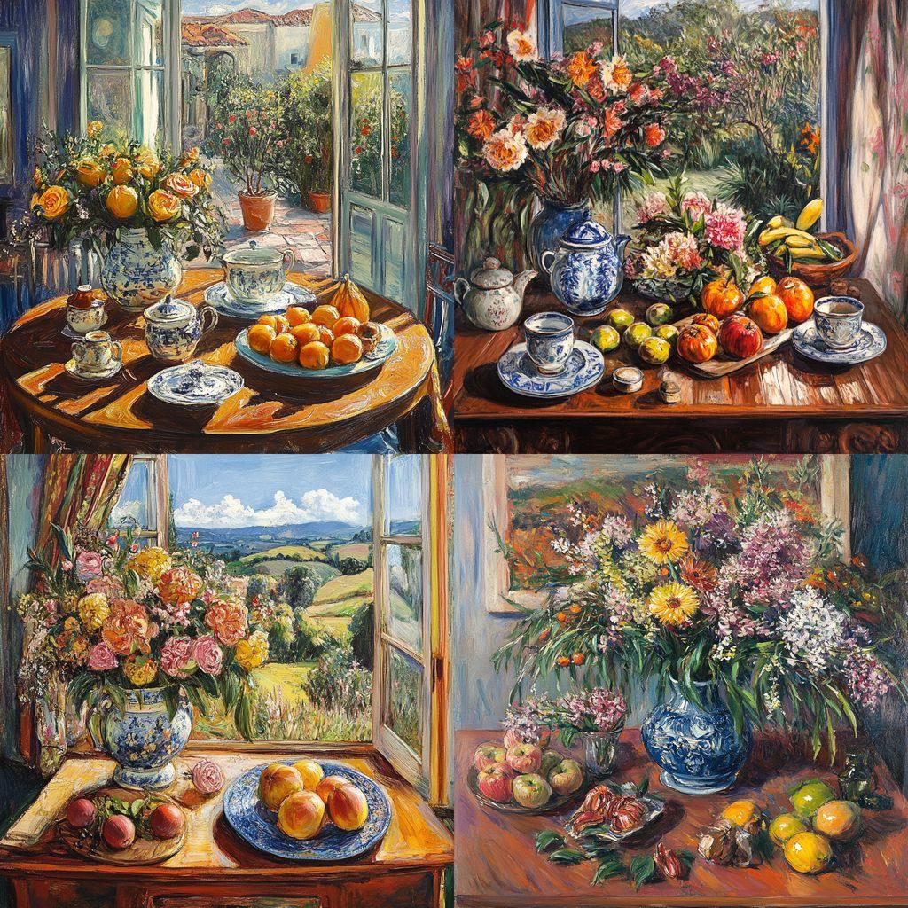Margaret Olley style, Midjourney V6.1, render 1 of 4