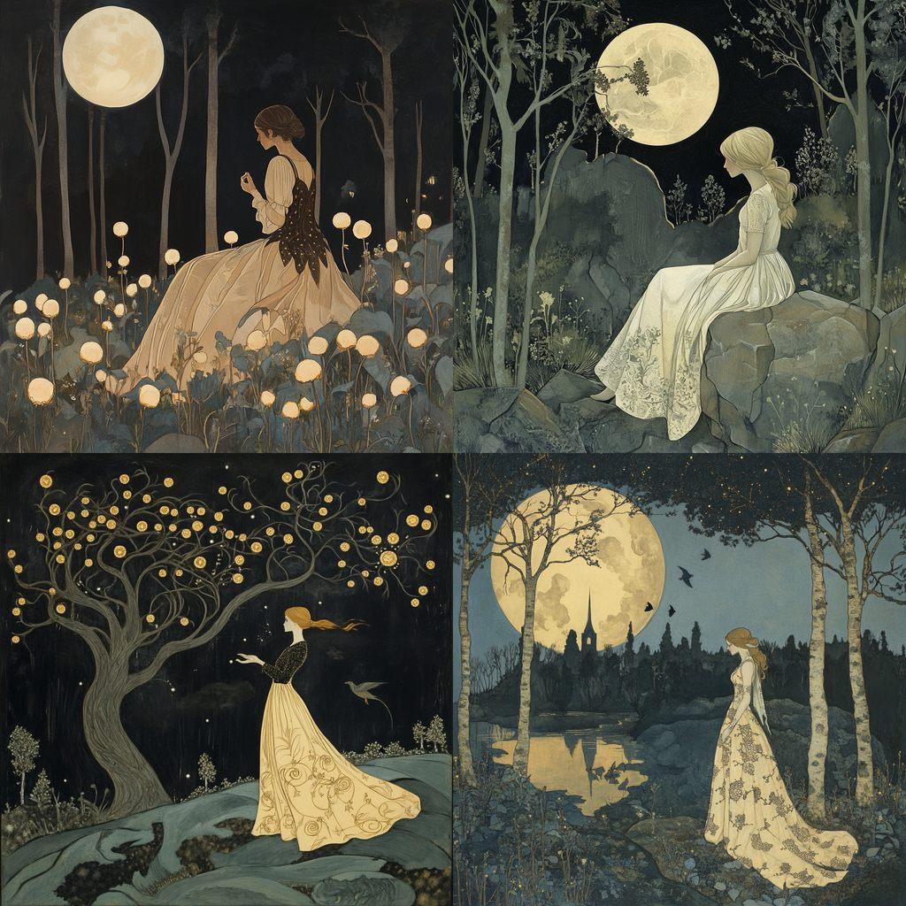 Marjorie Miller style, Midjourney V6.1, render 1 of 4