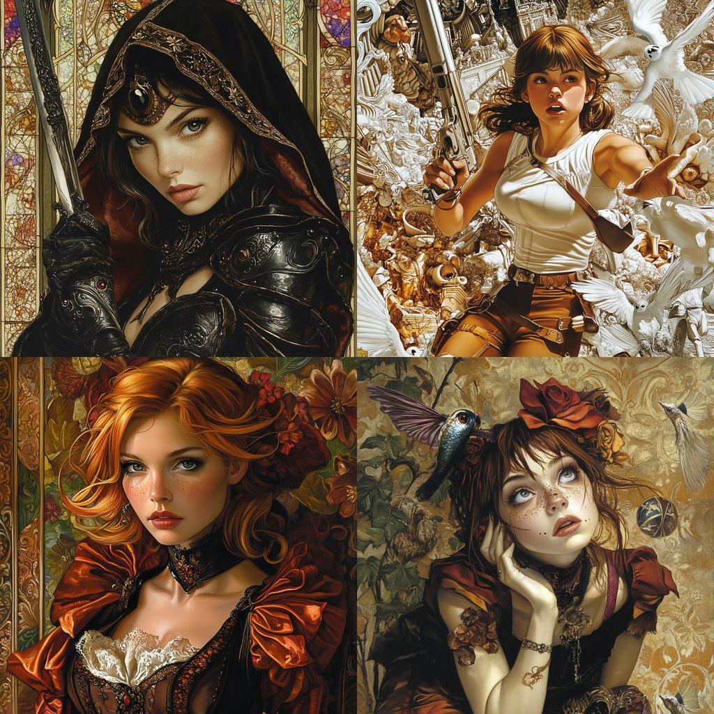 Mark Brooks style, Midjourney V6.1, render 1 of 4
