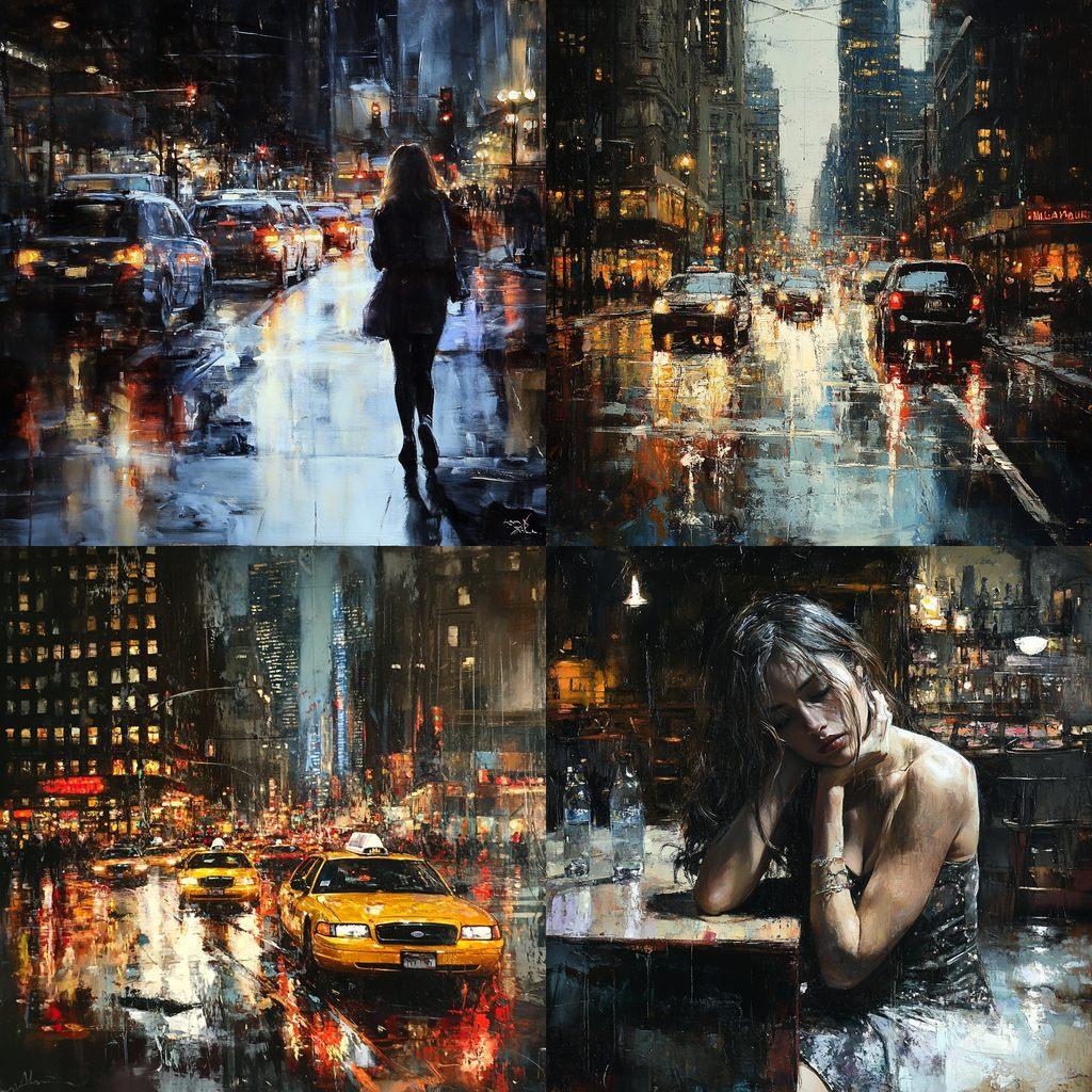 Mark Lague style, Midjourney V6.1, render 1 of 4
