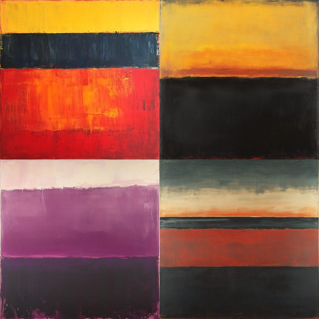Mark Rothko style, Midjourney V6.1, render 1 of 4