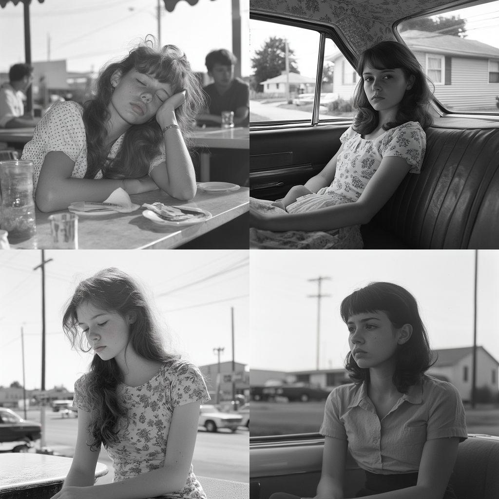 Mark Steinmetz style, Midjourney V6.1, render 1 of 4