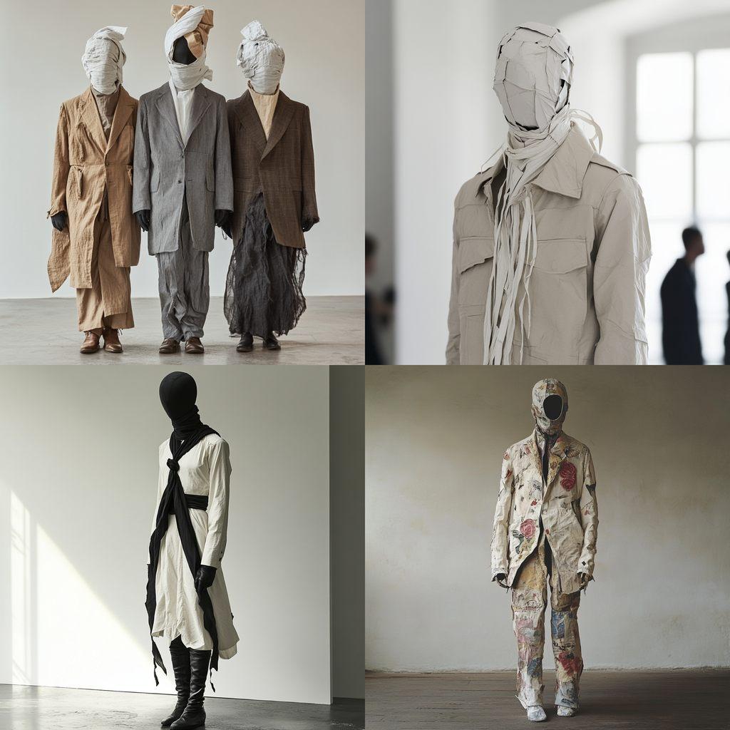 Martin Margiela style, Midjourney V6.1, render 1 of 4