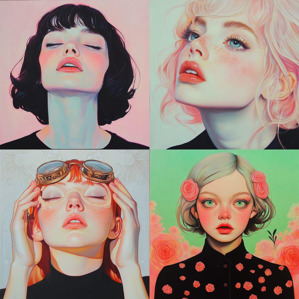Martine Johanna style, Midjourney V6.1, render 1 of 4