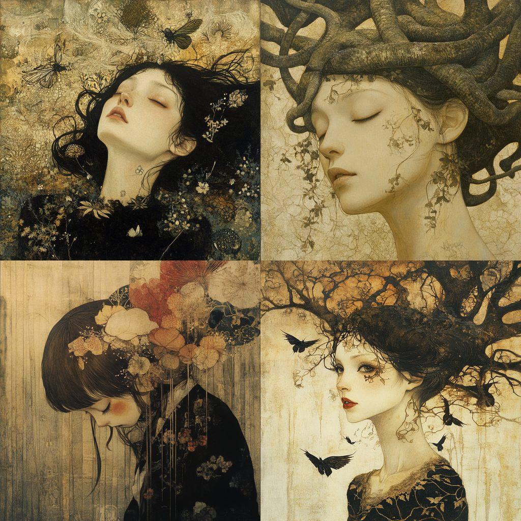 Masaaki Sasamoto style, Midjourney V6.1, render 1 of 4