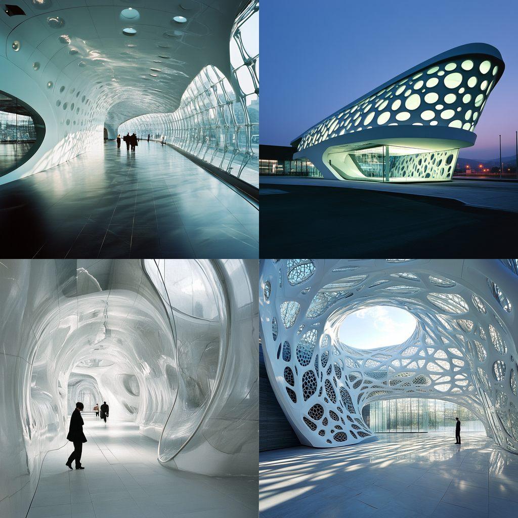 Massimiliano Fuksas style, Midjourney V6.1, render 1 of 4