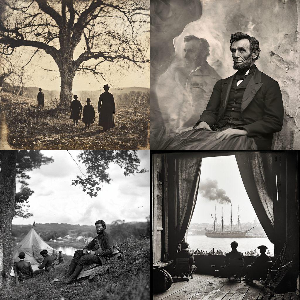 Mathew Brady style, Midjourney V6.1, render 1 of 4